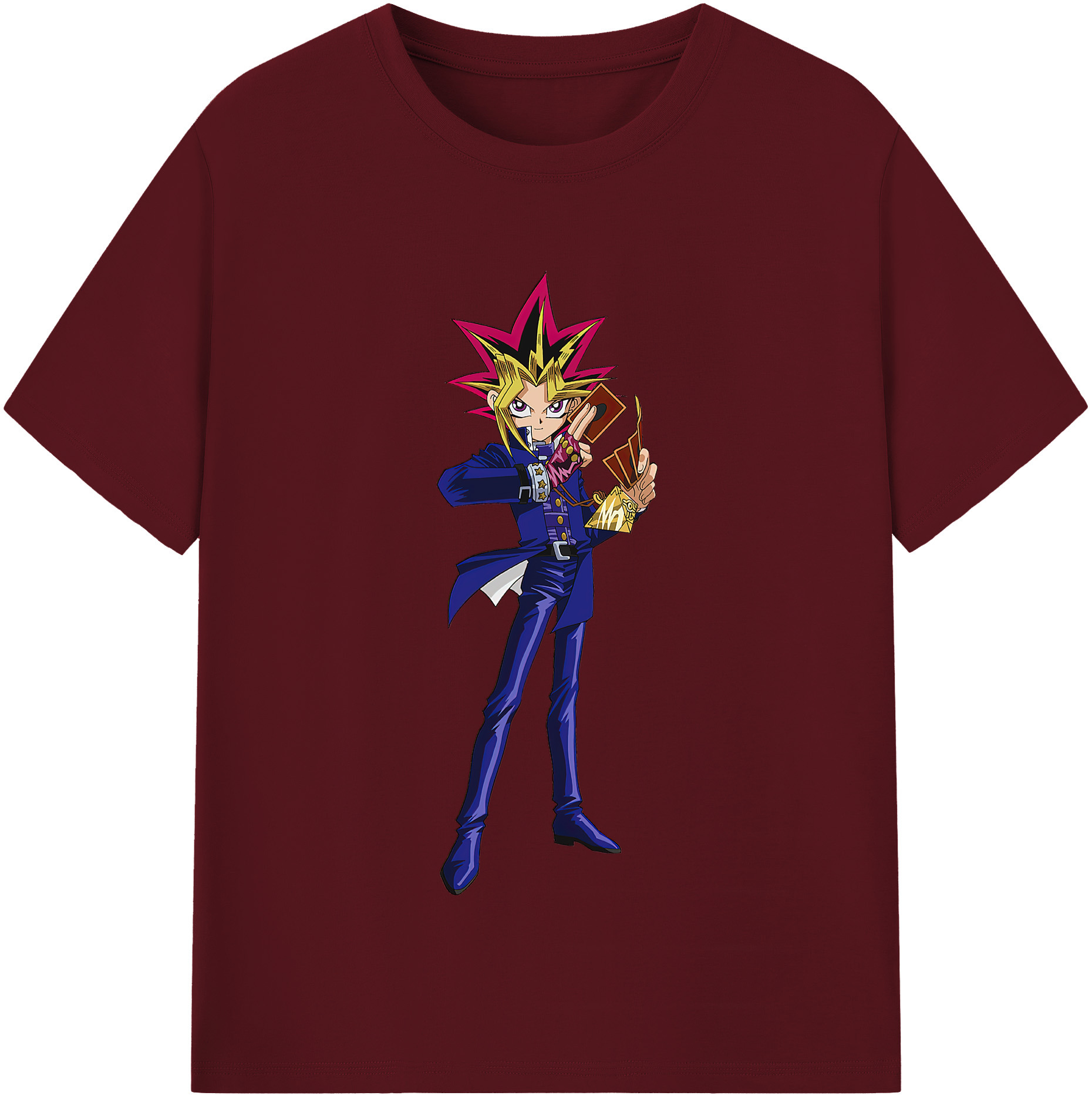 （画像用） 遊☆戯☆王 Yu-Gi-Oh! 綿100％半袖Tシャツ（フロントプリント）